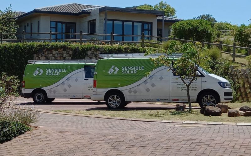 Sensible Solar Team on Site